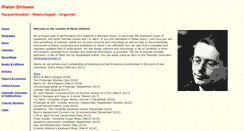Desktop Screenshot of pieterdirksen.nl