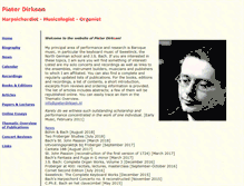Tablet Screenshot of pieterdirksen.nl